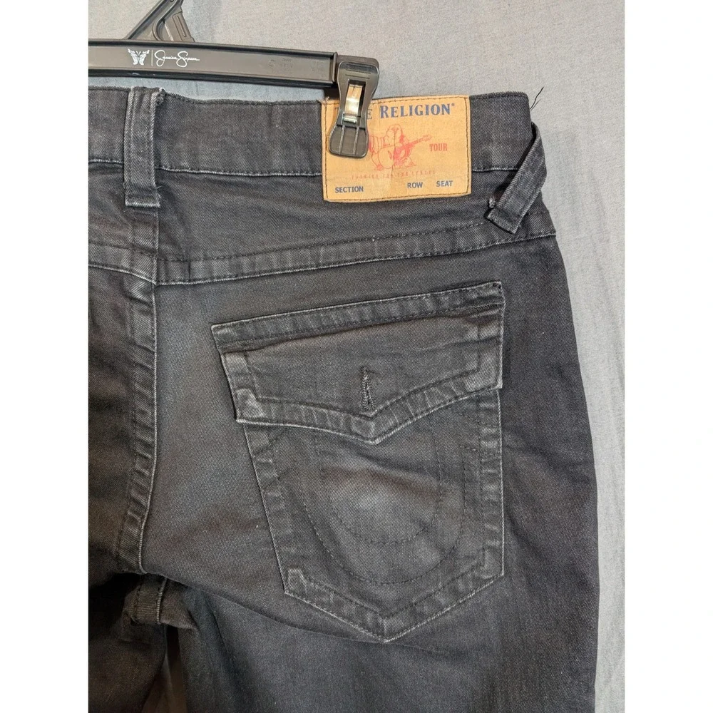 True Religion Mens Jeans‎ Dark Wash Straight Leg Size 36 Pakistan Made